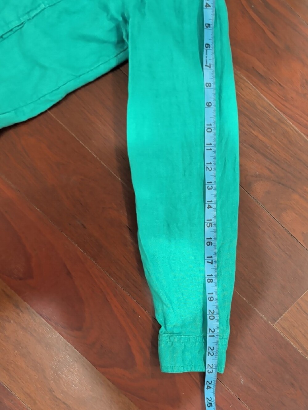 Jones New York Kelly Green Linen Jacket - Picture 5 of 7